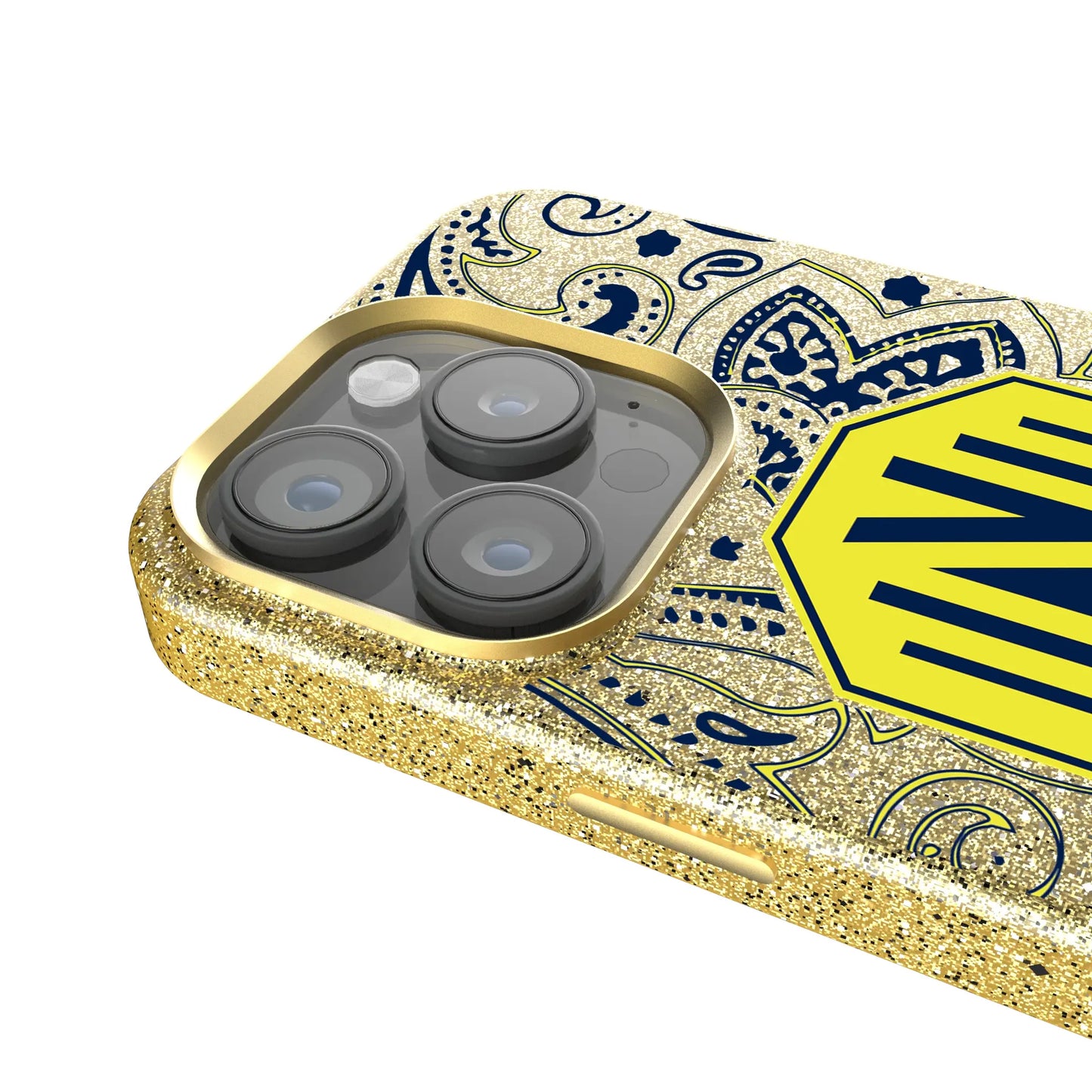 Nashville SC Paisley Bling Phone Case for Apple iPhone