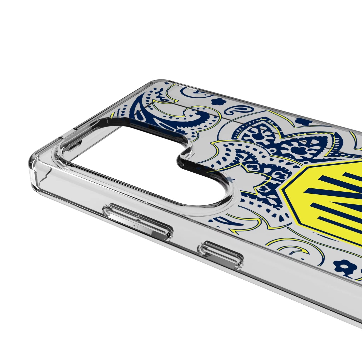Nashville SC Paisley Clear Phone Case for Samsung Galaxy