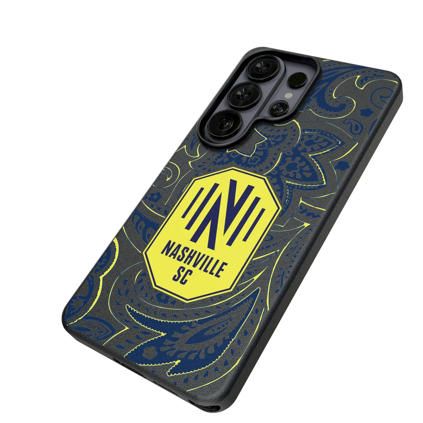 Nashville SC Paisley MagSafe Compatible Phone Case for Samsung Galaxy