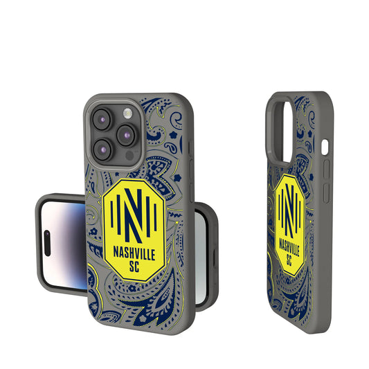 Nashville SC Paisley Soft Touch Phone Case for Apple iPhone