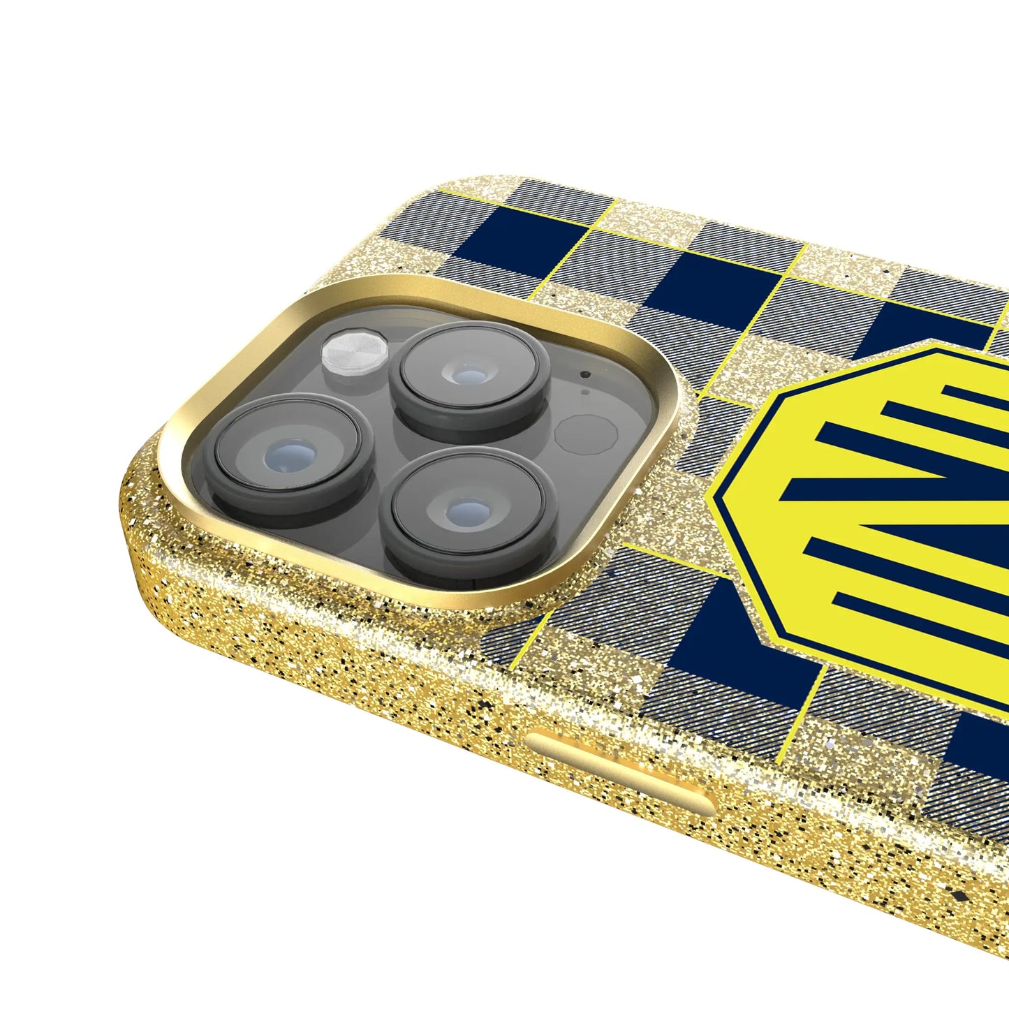 Nashville SC Plaid Bling Phone Case for Apple iPhone