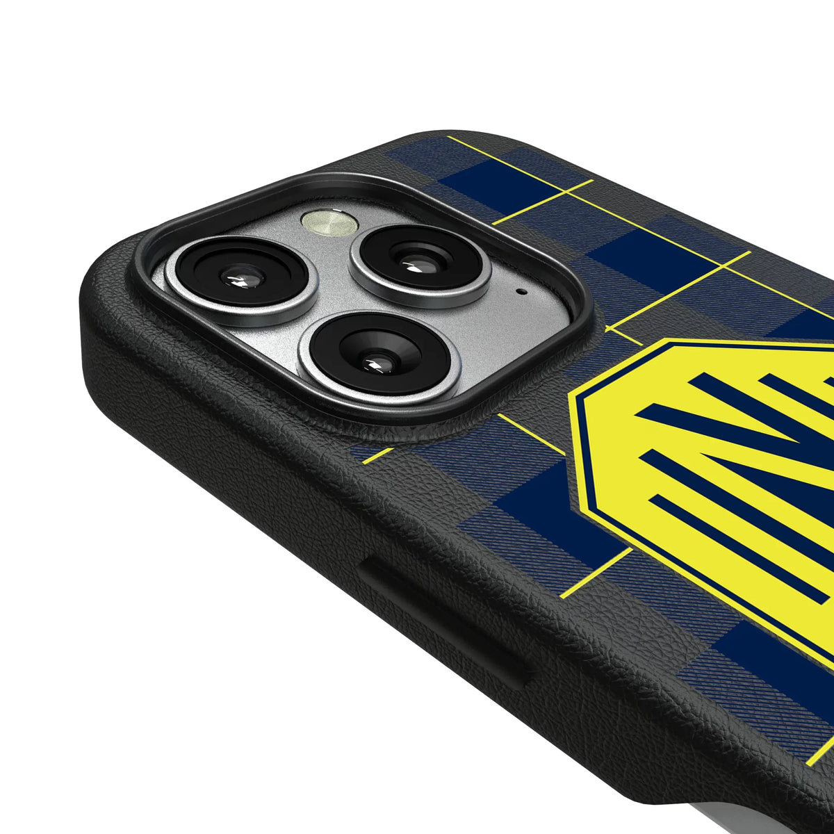 Nashville SC Plaid MagSafe Compatible Phone Case for Apple iPhone