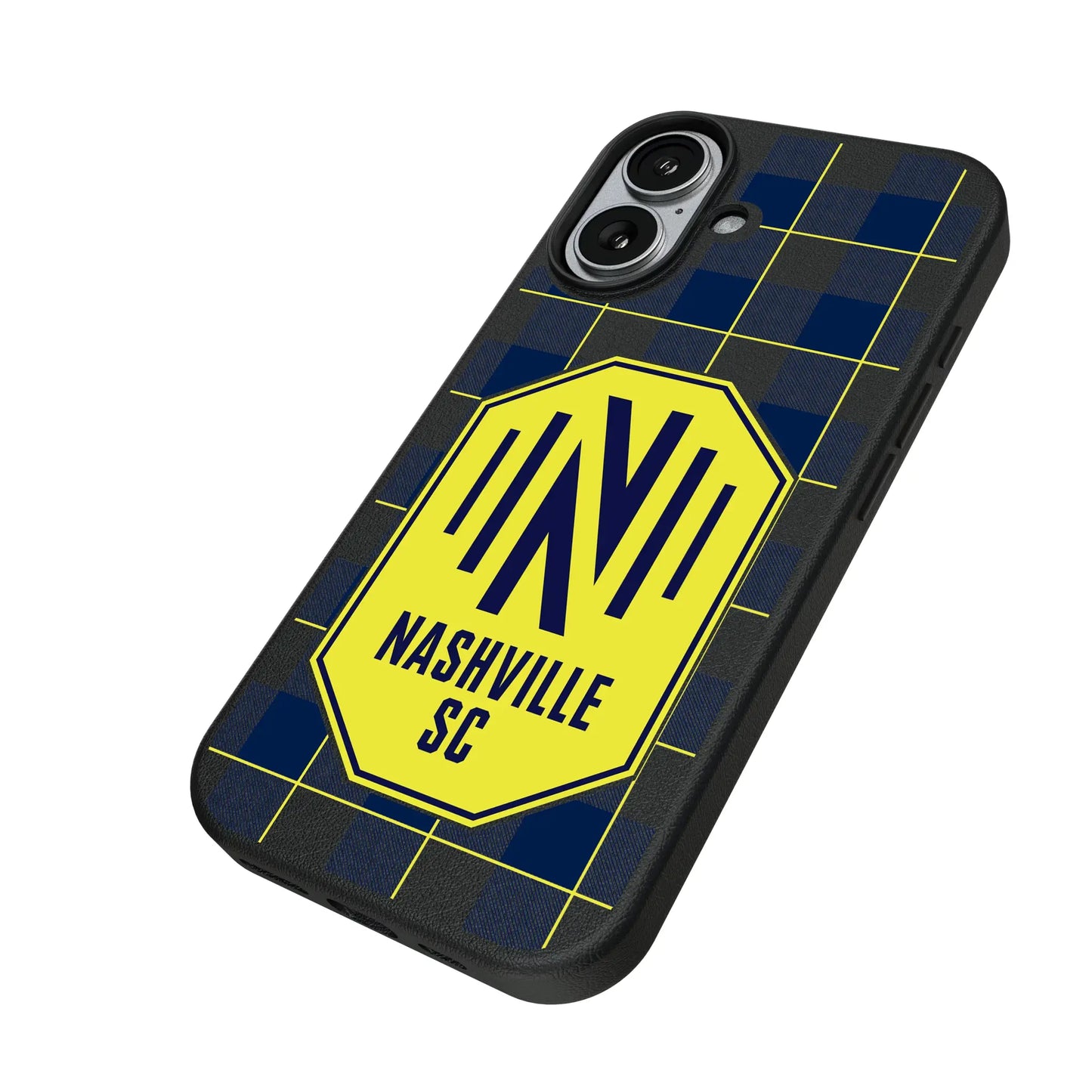 Nashville SC Plaid MagSafe Compatible Phone Case for Apple iPhone