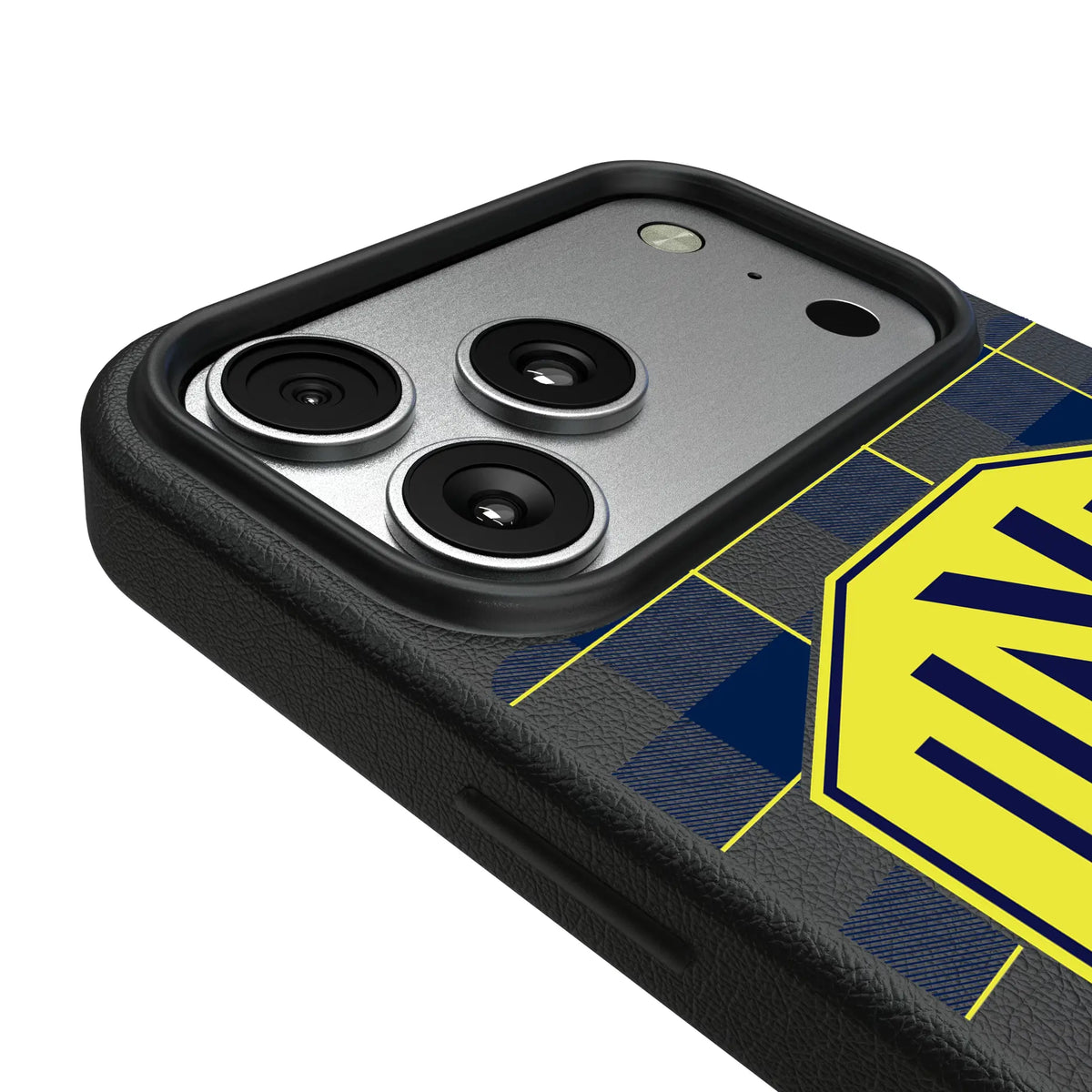 Nashville SC Plaid MagSafe Compatible Phone Case for Apple iPhone