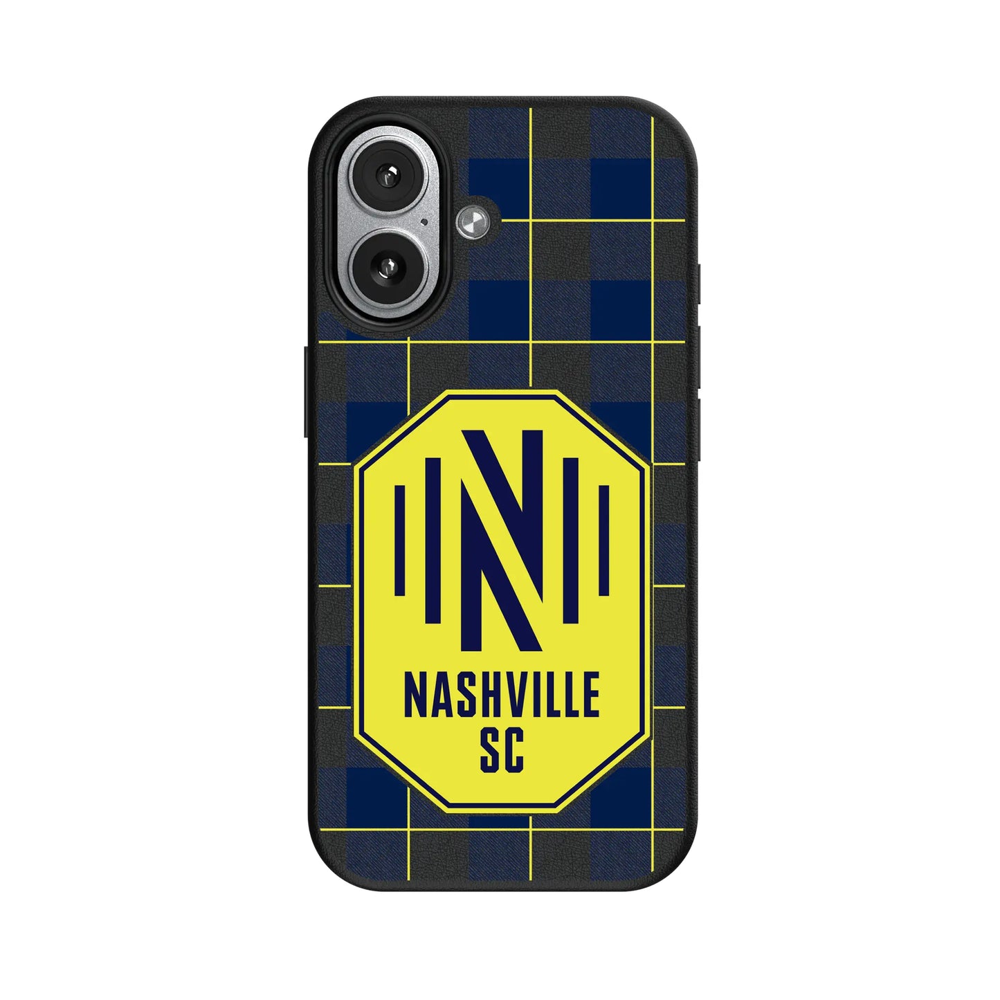 Nashville SC Plaid MagSafe Compatible Phone Case for Apple iPhone
