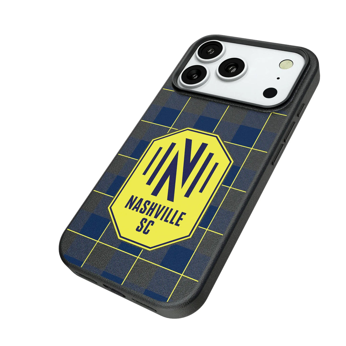 Nashville SC Plaid MagSafe Compatible Phone Case for Apple iPhone