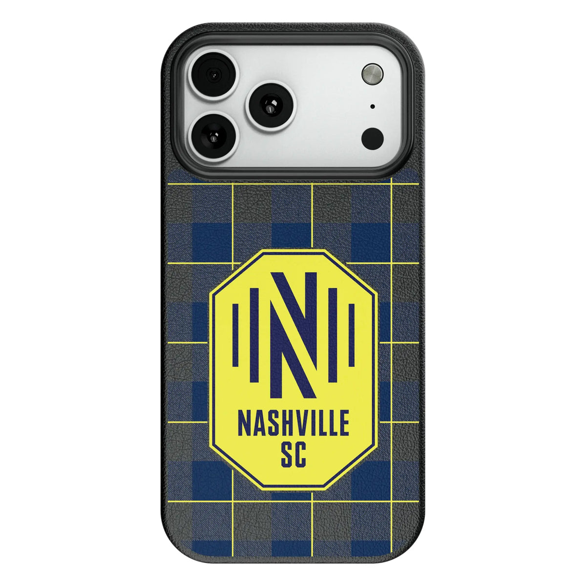 Nashville SC Plaid MagSafe Compatible Phone Case for Apple iPhone