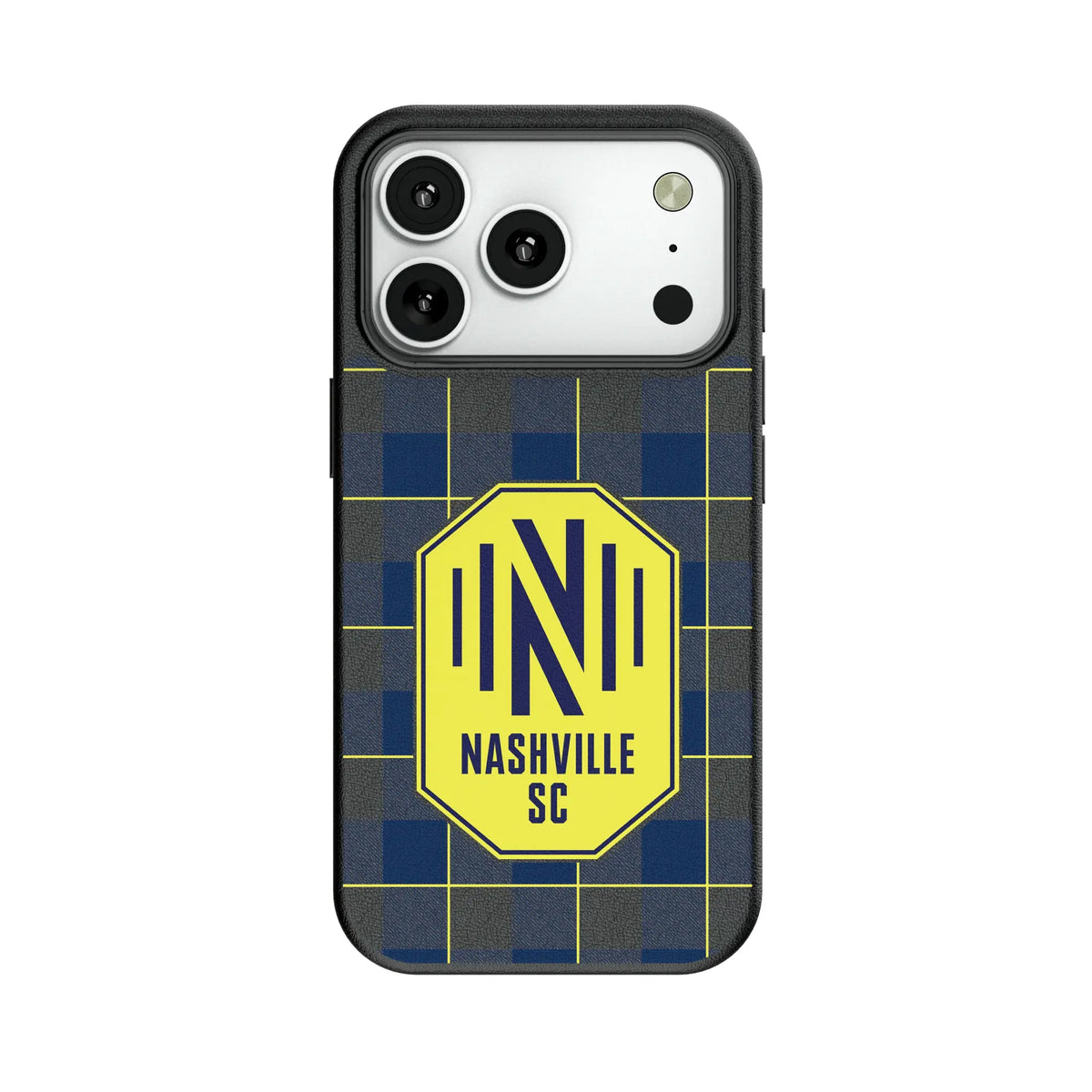 Nashville SC Plaid MagSafe Compatible Phone Case for Apple iPhone