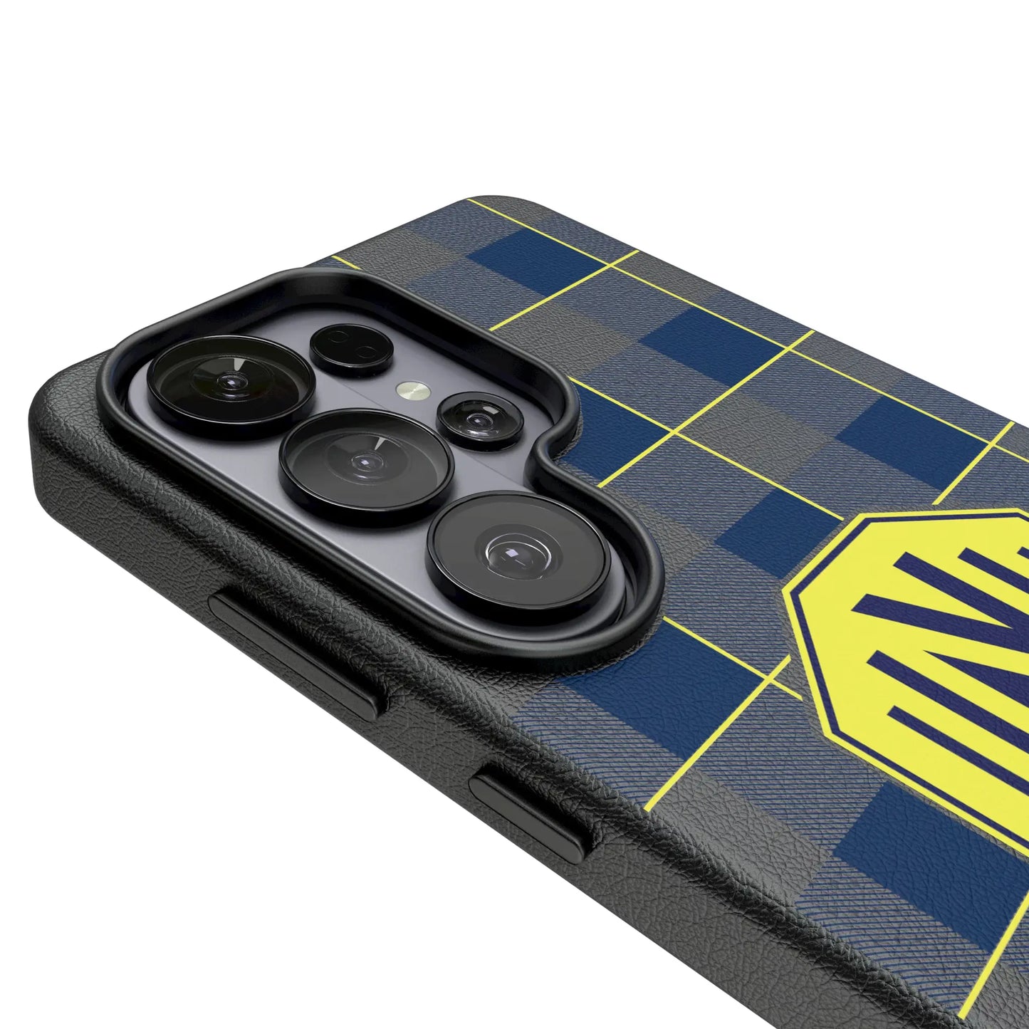 Nashville SC Plaid MagSafe Compatible Phone Case for Samsung Galaxy