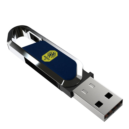 Nashville SC Solid USB 64GB Clip Style Flash Drive