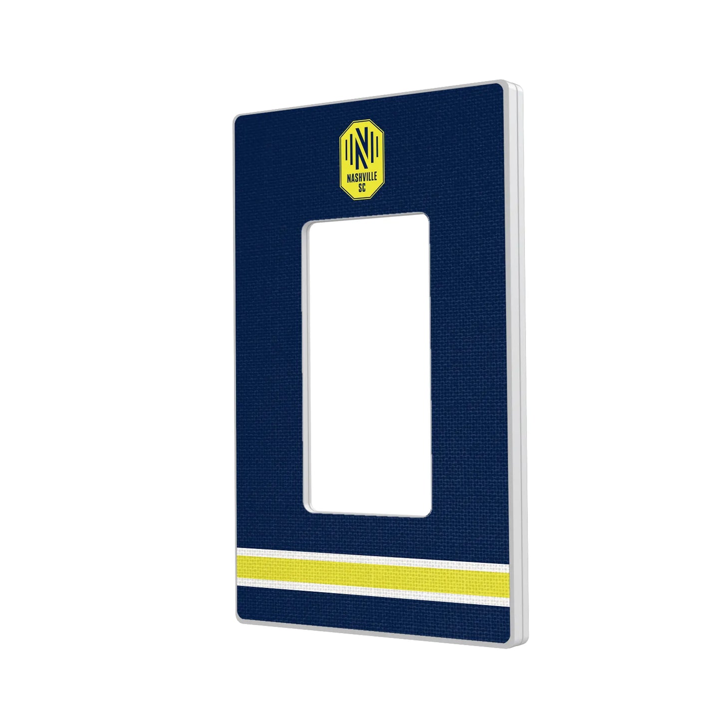 Nashville SC Stripe Hidden-Screw Light Switch Plate