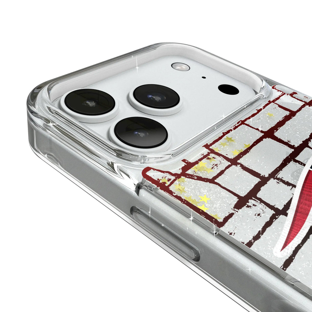 New England Patriots Brick Glitter Phone Case for Apple iPhone