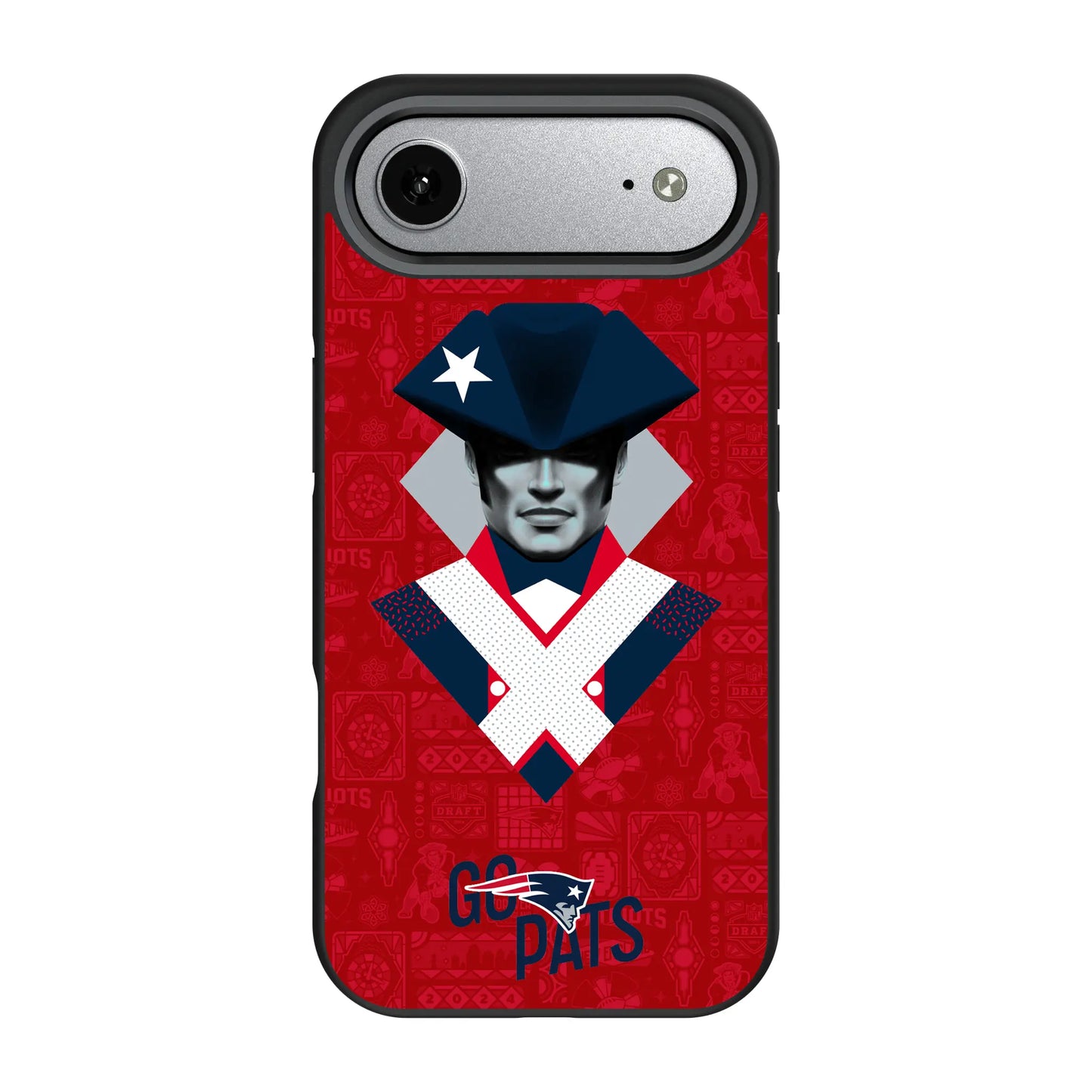 New England Patriots Deco Bump Phone Case for Apple iPhone