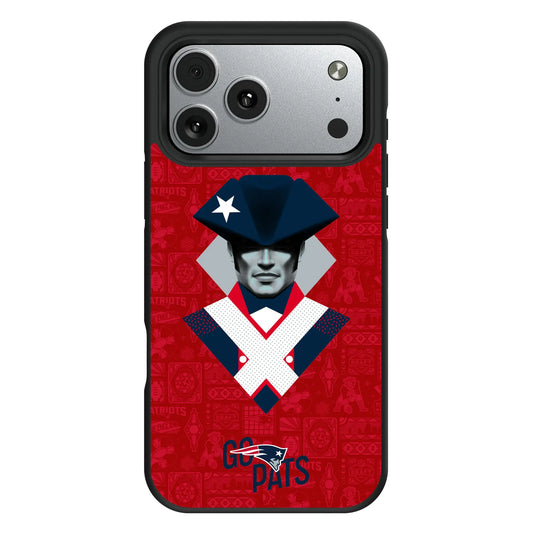 New England Patriots Deco Bump Phone Case for Apple iPhone