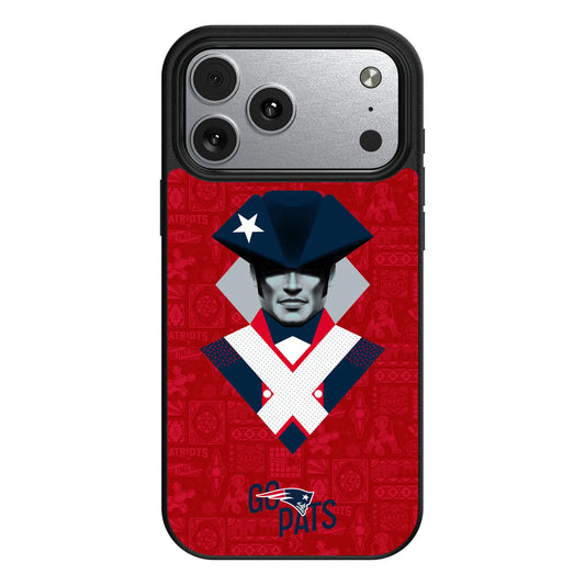 New England Patriots Deco MagSafe Compatible Phone Case for Apple iPhone