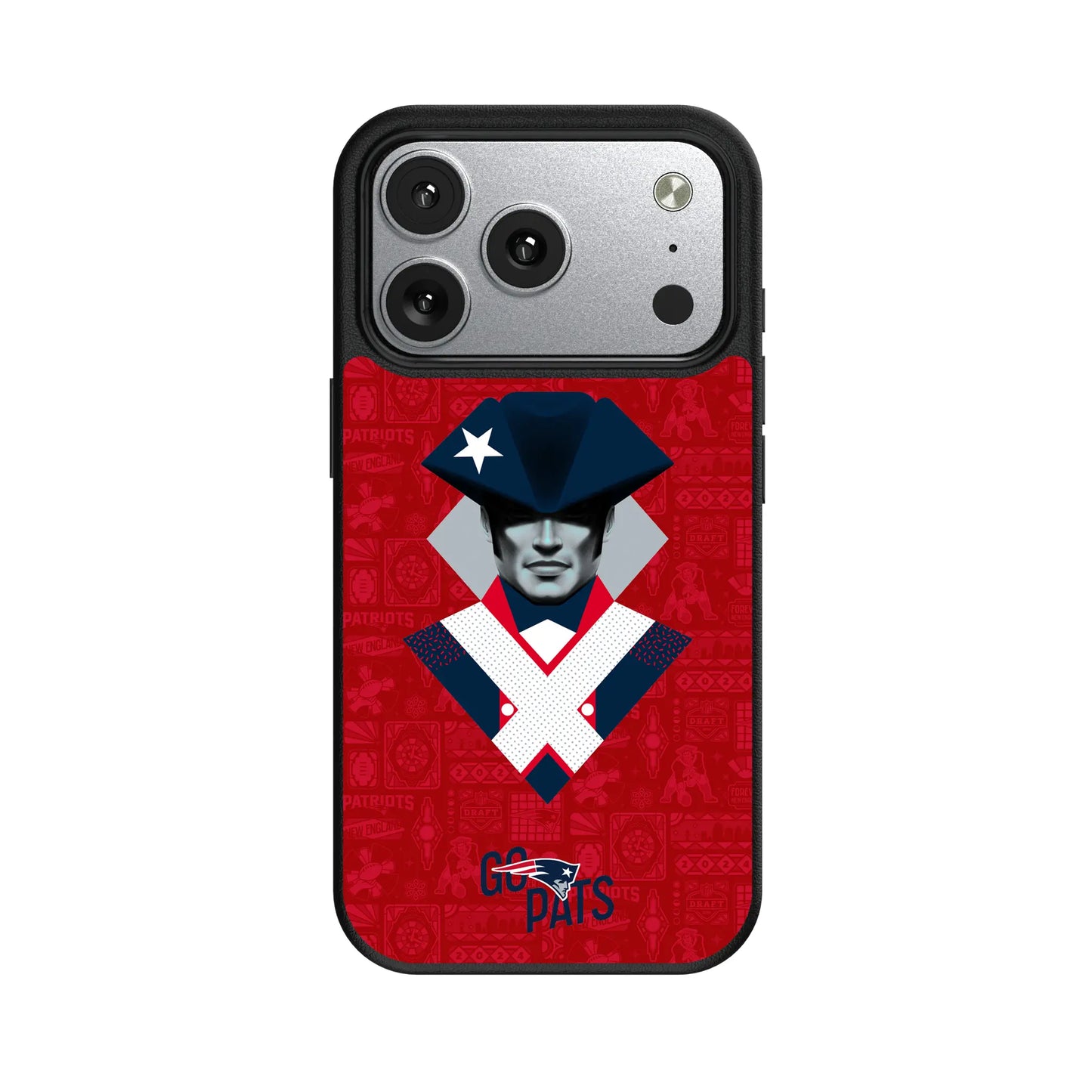 New England Patriots Deco MagSafe Compatible Phone Case for Apple iPhone