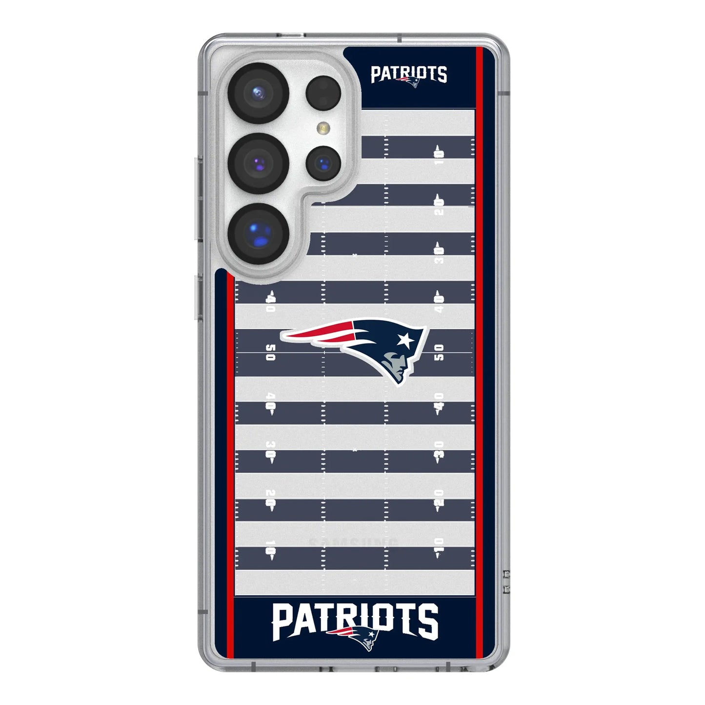 New England Patriots Field Clear Phone Case for Samsung Galaxy