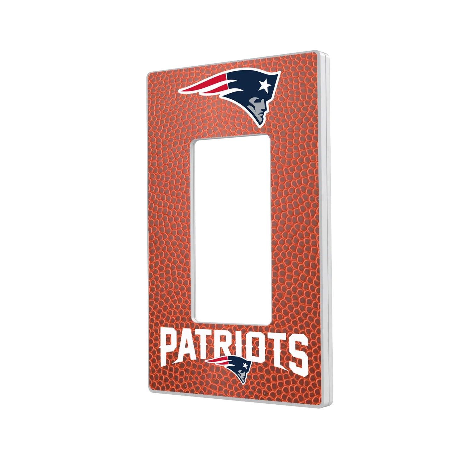 New England Patriots Football Hidden-Screw Light Switch Plate