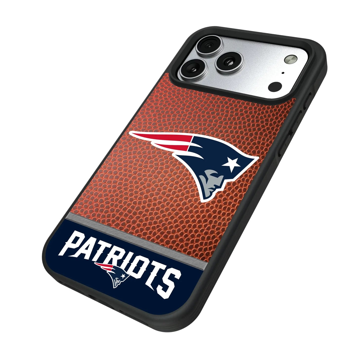 New England Patriots Football Wordmark Bump Phone Case for Apple iPhone