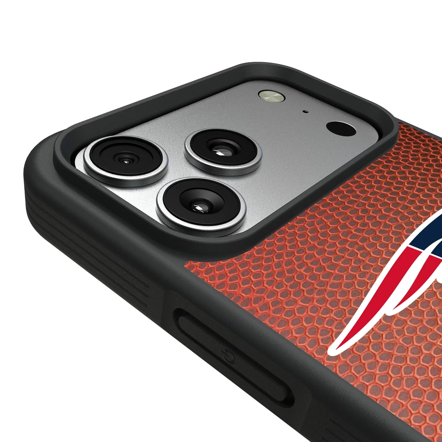 New England Patriots Football Wordmark Bump Phone Case for Apple iPhone