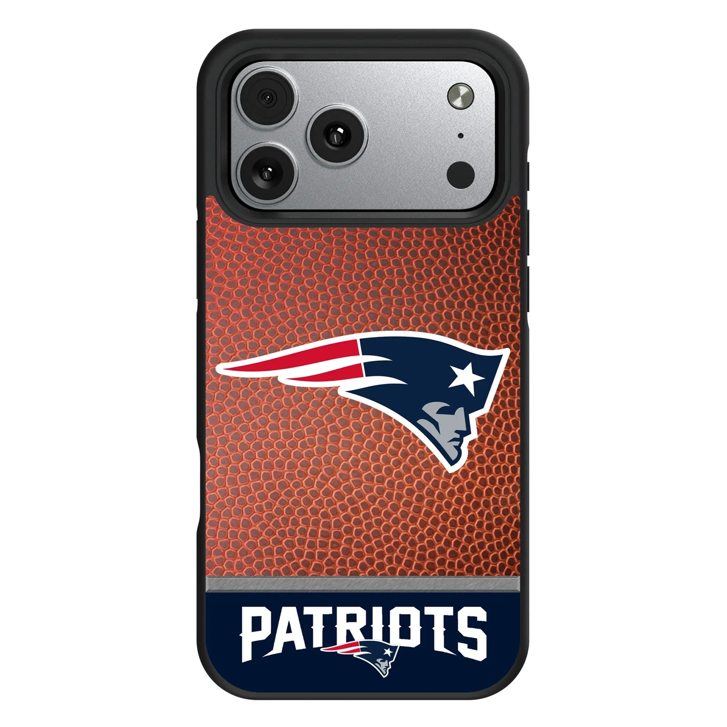 New England Patriots Football Wordmark Bump Phone Case for Apple iPhone