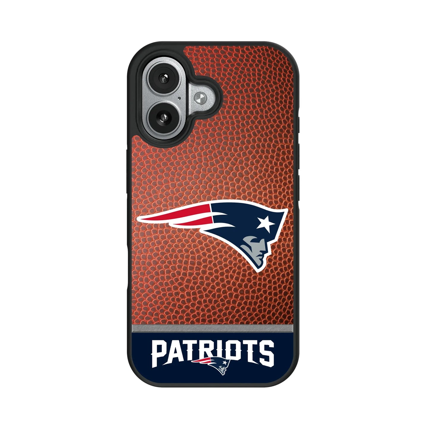 New England Patriots Football Wordmark Bump Phone Case for Apple iPhone