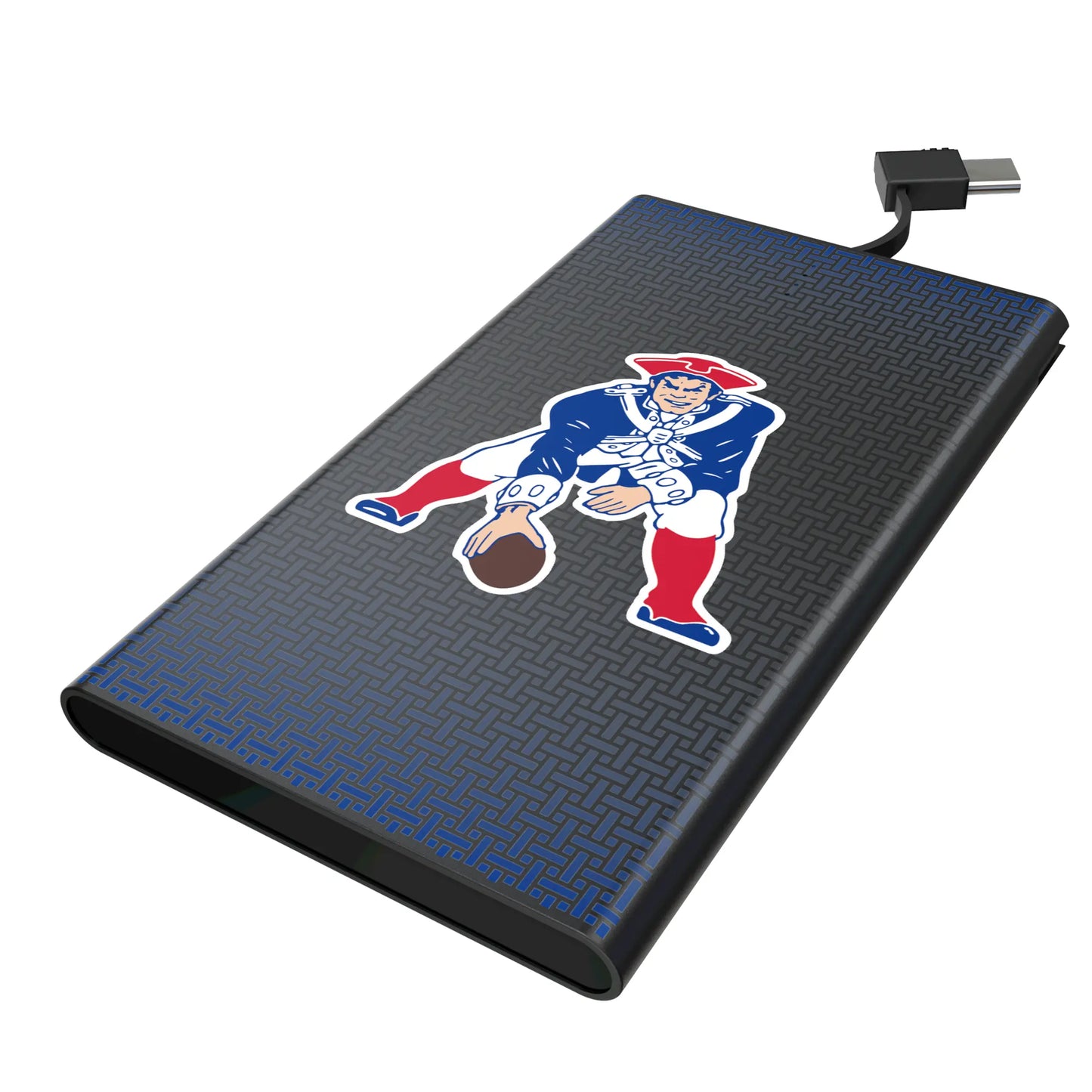 New England Patriots Historic Collection Linen 5000mAh Flat Powerbank