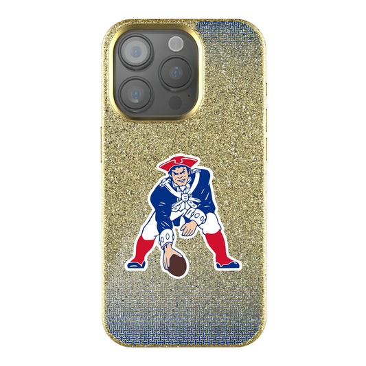 New England Patriots Historic Collection Linen Bling Phone Case for Apple iPhone