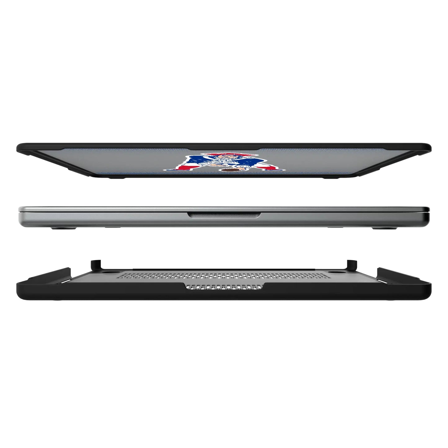 New England Patriots Historic Collection Linen Laptop Case for Apple MacBook