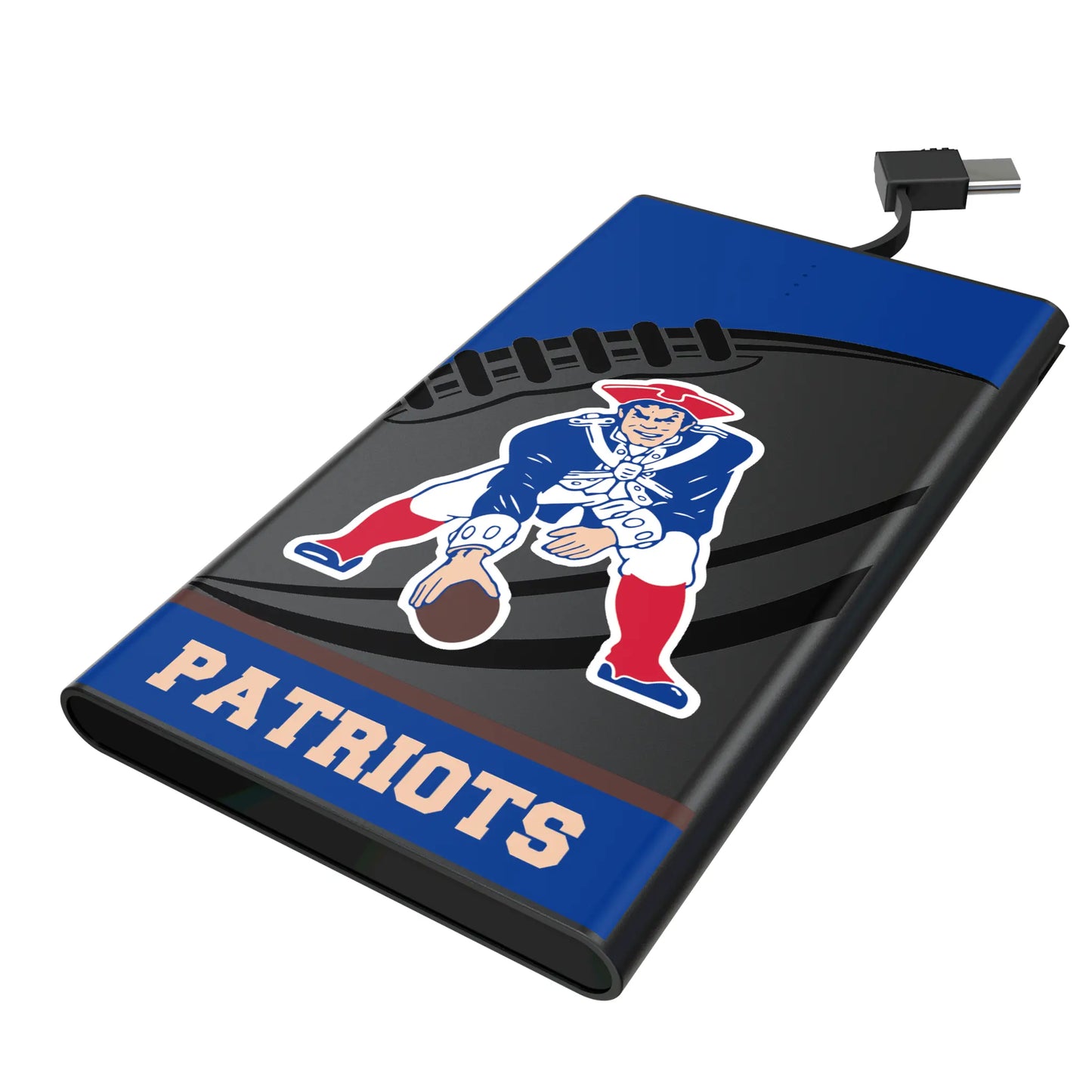 New England Patriots Historic Collection Passtime 5000mAh Flat Powerbank