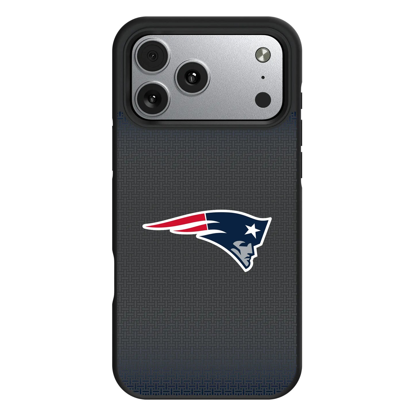 New England Patriots Linen Bump Phone Case for Apple iPhone