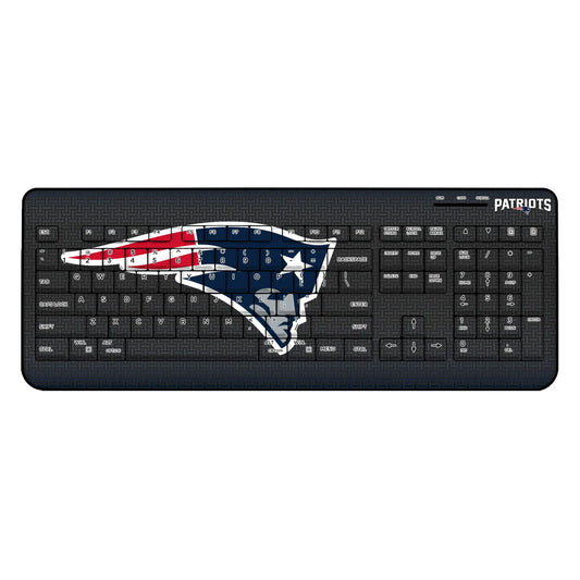 New England Patriots Linen Wireless USB Keyboard