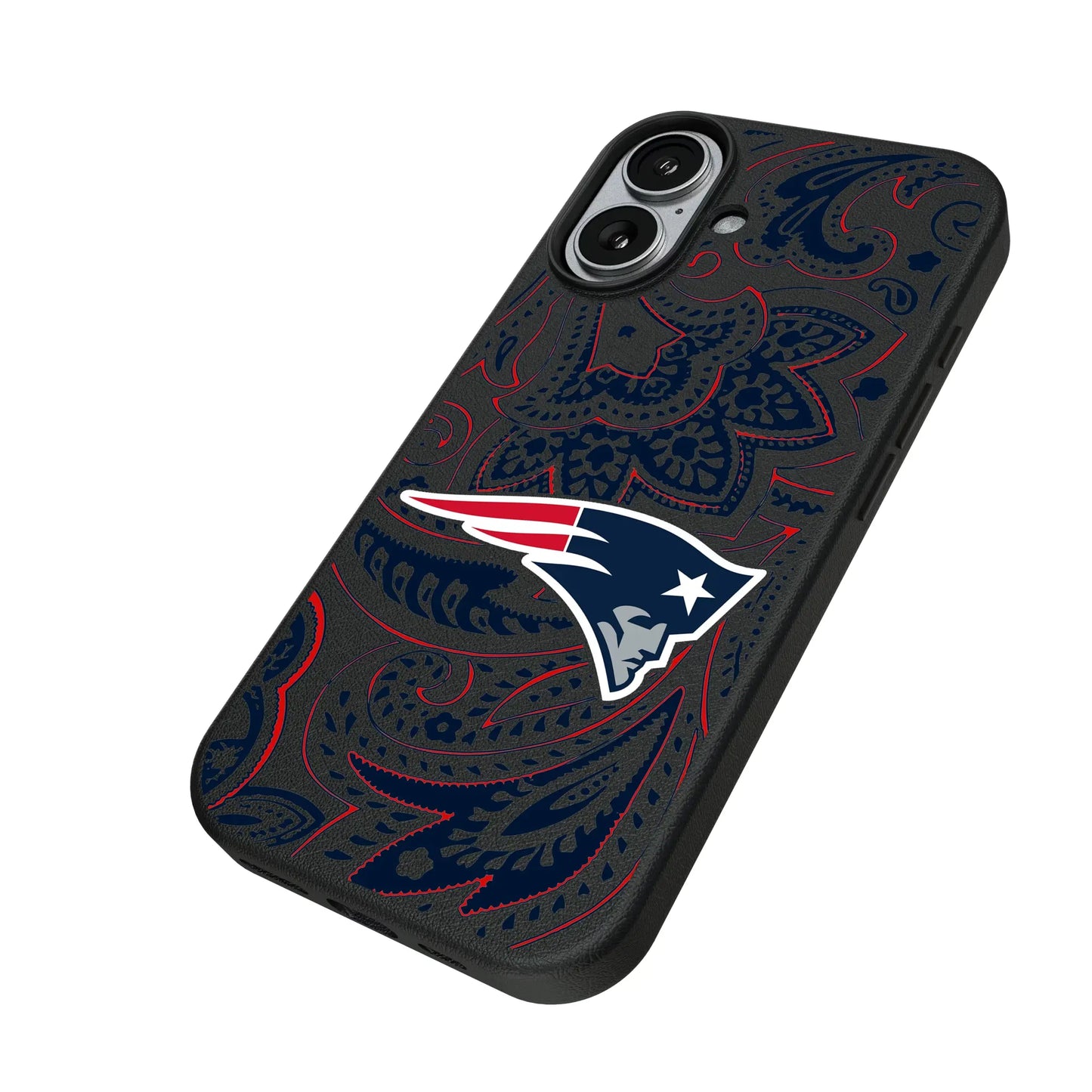 New England Patriots Paisley MagSafe Compatible Phone Case for Apple iPhone