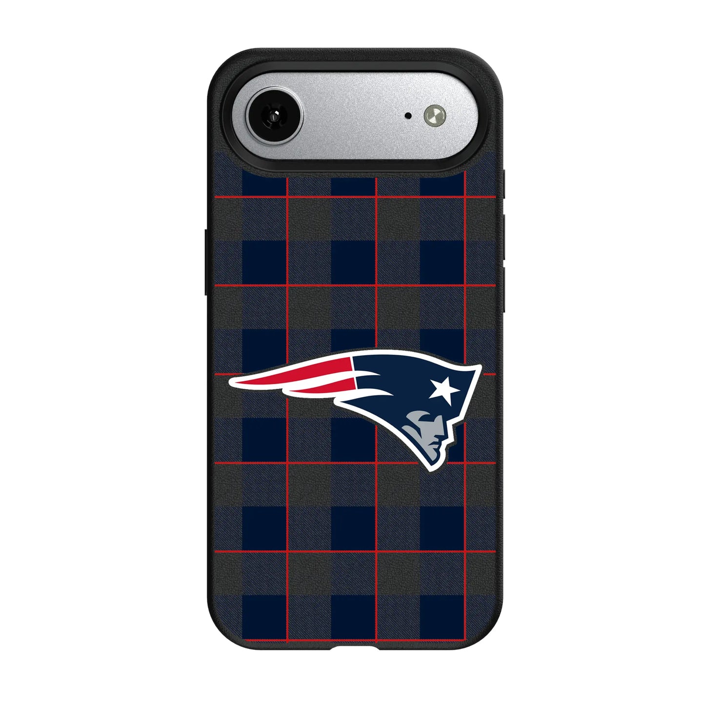New England Patriots Plaid MagSafe Compatible Phone Case for Apple iPhone