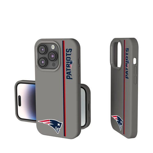 New England Patriots Sidebar Soft Touch Phone Case for Apple iPhone