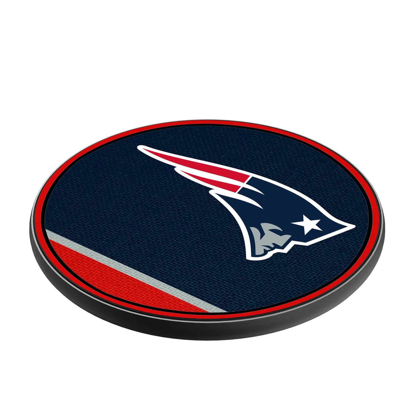 New England Patriots Stripe 15-Watt Wireless Charger