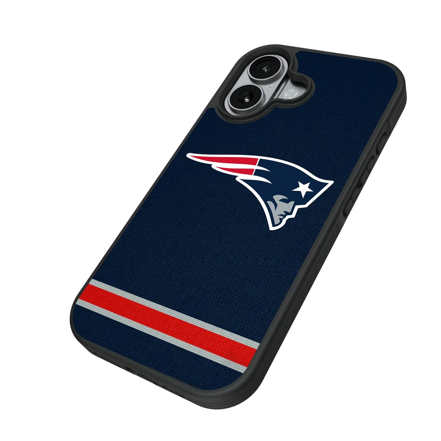 New England Patriots Stripe Bump Phone Case for Apple iPhone