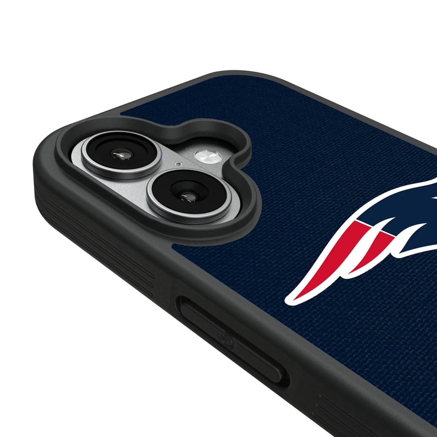 New England Patriots Stripe Bump Phone Case for Apple iPhone
