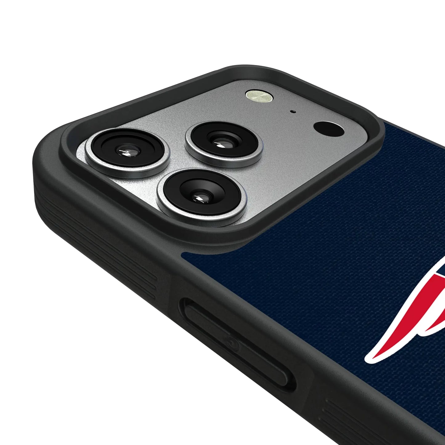 New England Patriots Stripe Bump Phone Case for Apple iPhone