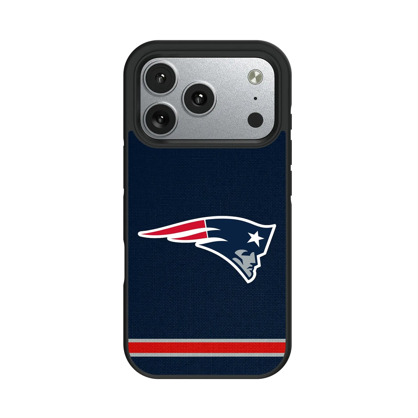 New England Patriots Stripe Bump Phone Case for Apple iPhone