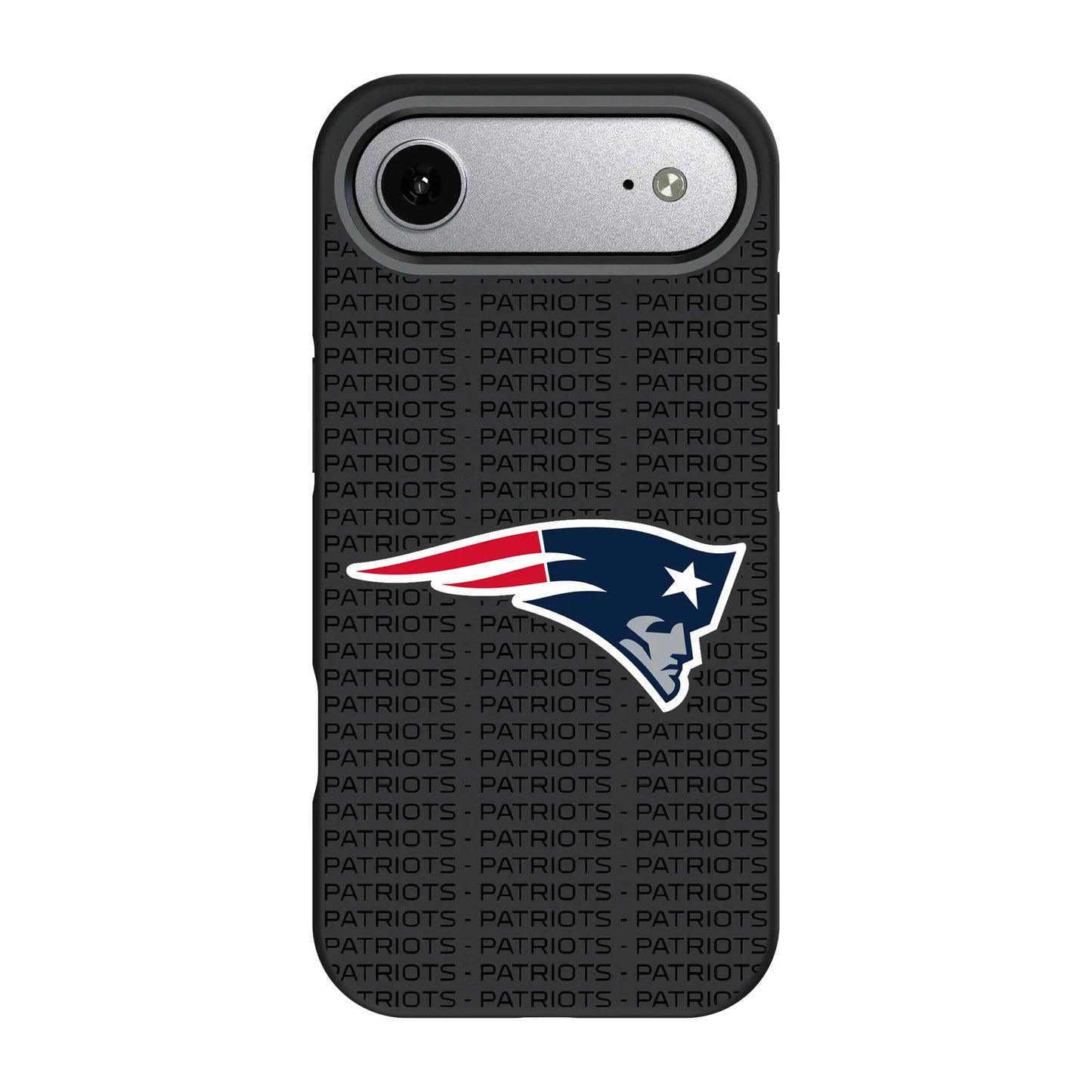 New England Patriots Text Backdrop Bump Phone Case for Apple iPhone