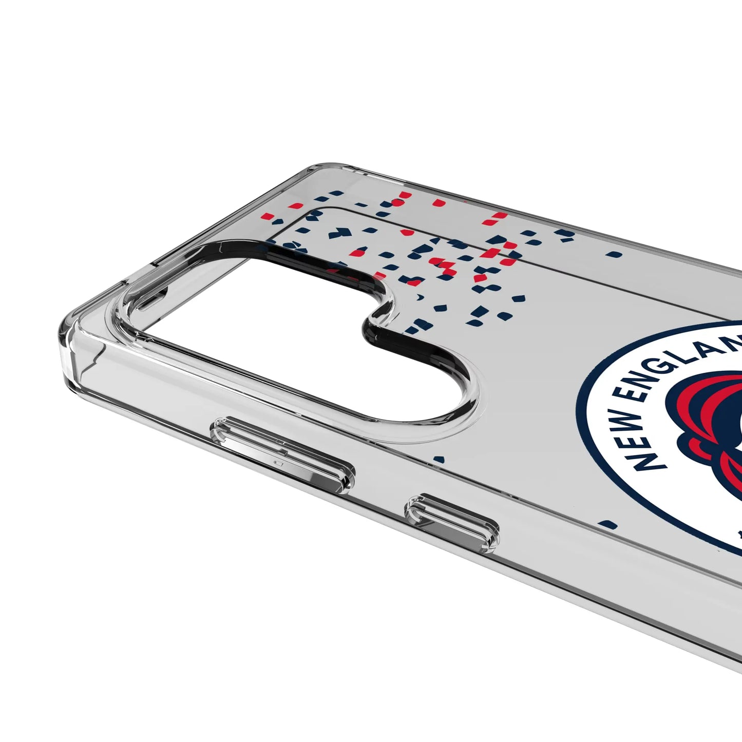 New England Revolution Confetti Clear Phone Case for Samsung Galaxy