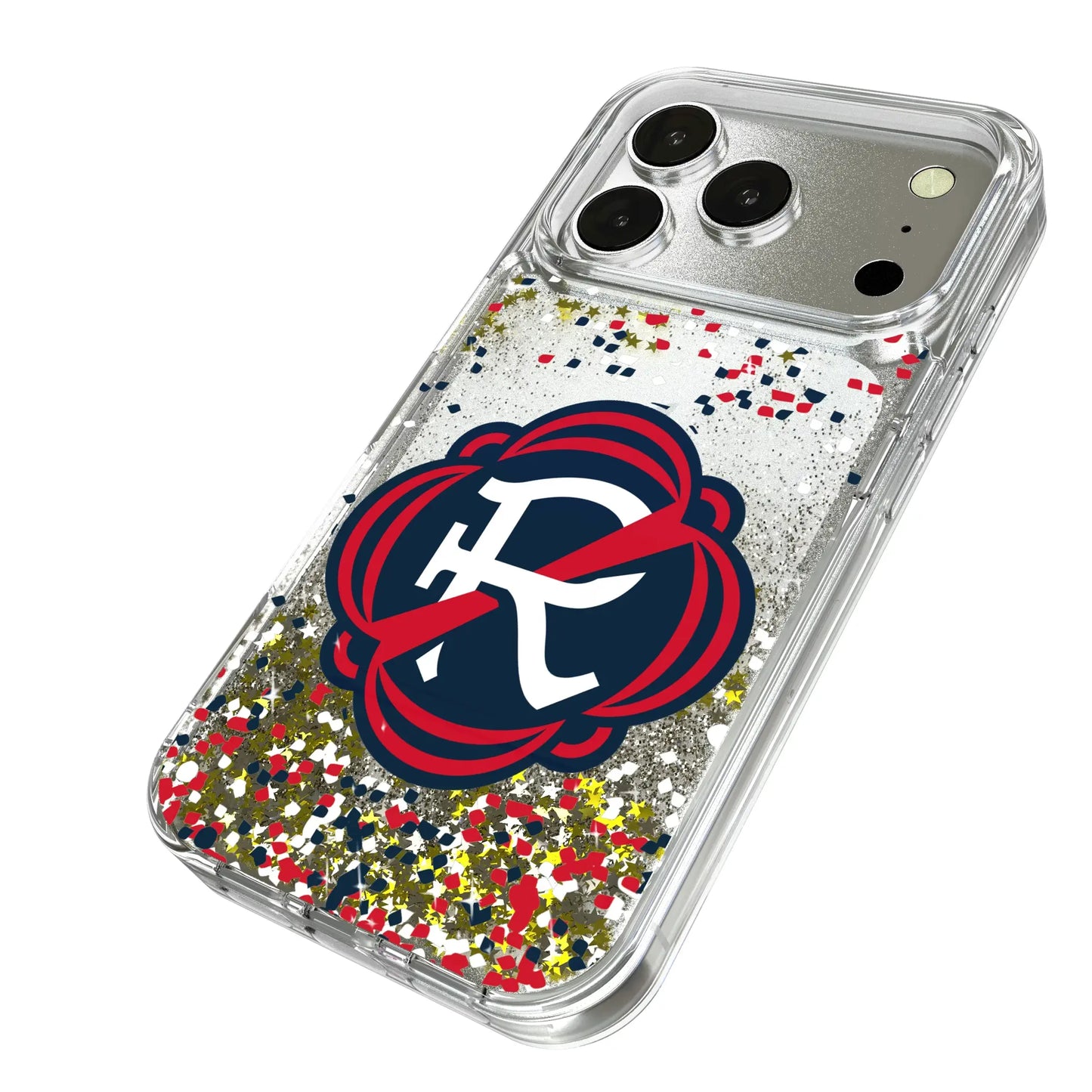 New England Revolution Confetti Glitter Phone Case for Apple iPhone