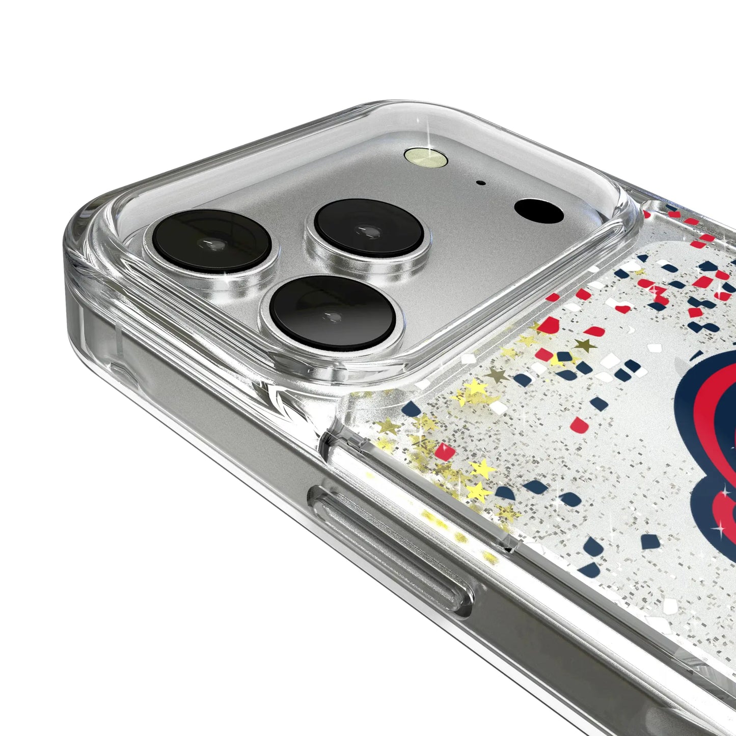 New England Revolution Confetti Glitter Phone Case for Apple iPhone