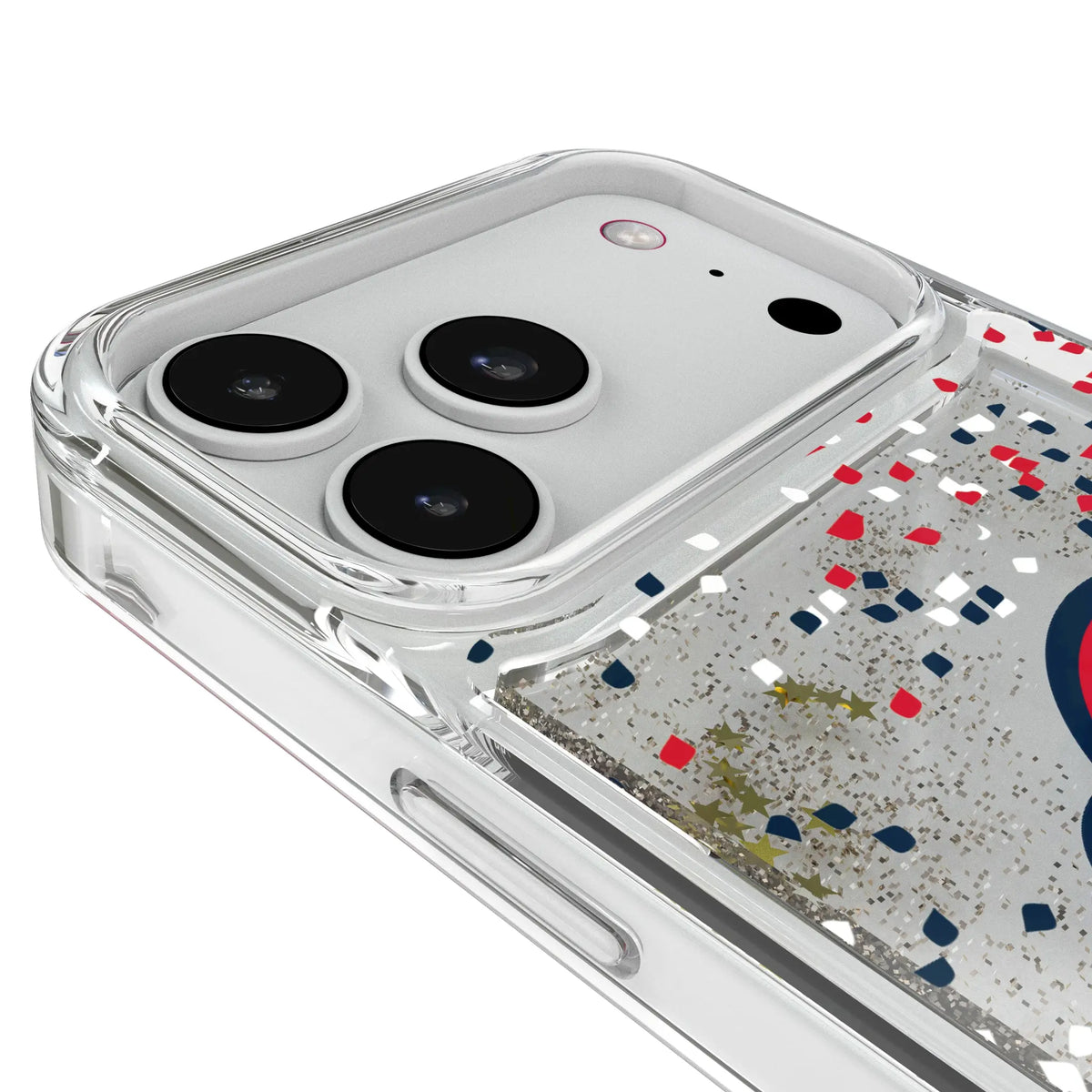 New England Revolution Confetti Glitter Phone Case for Apple iPhone