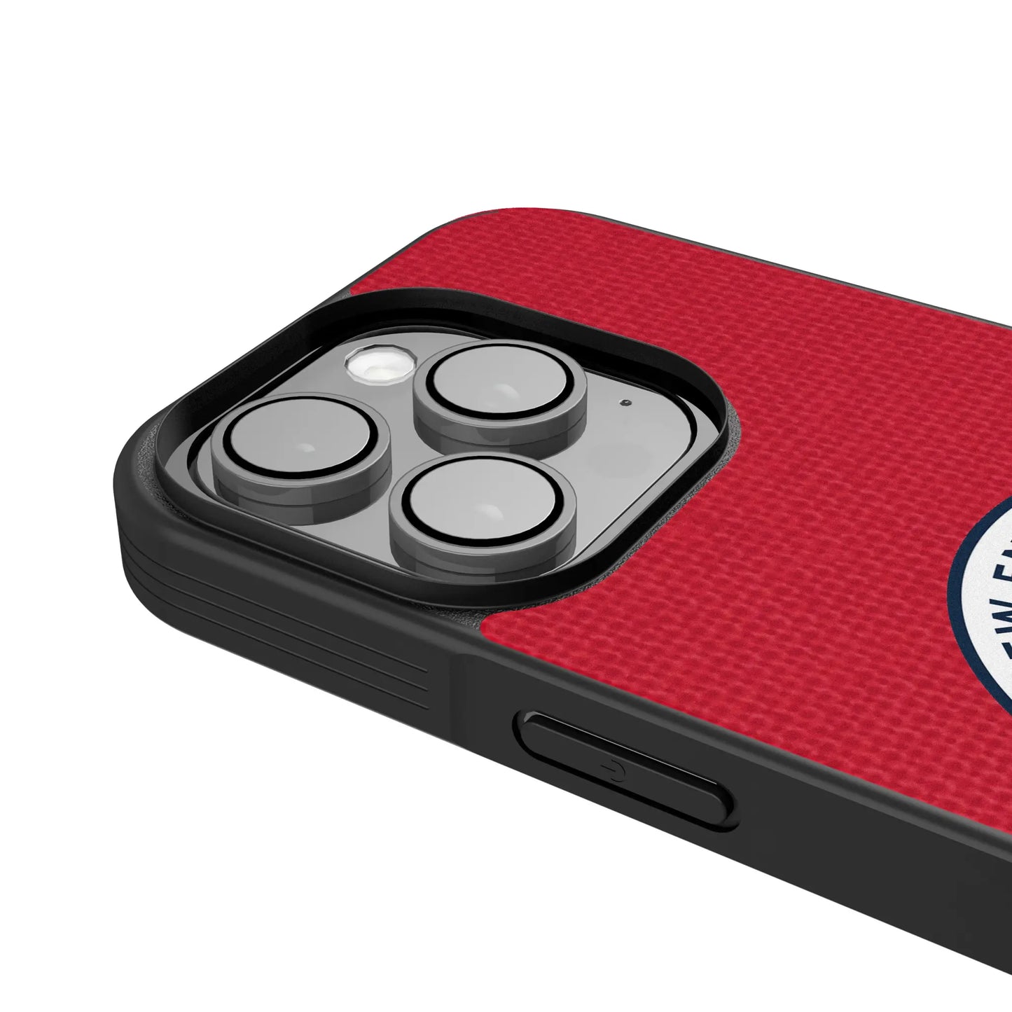 New England Revolution Diagonal Stripe Bump Phone Case for Apple iPhone