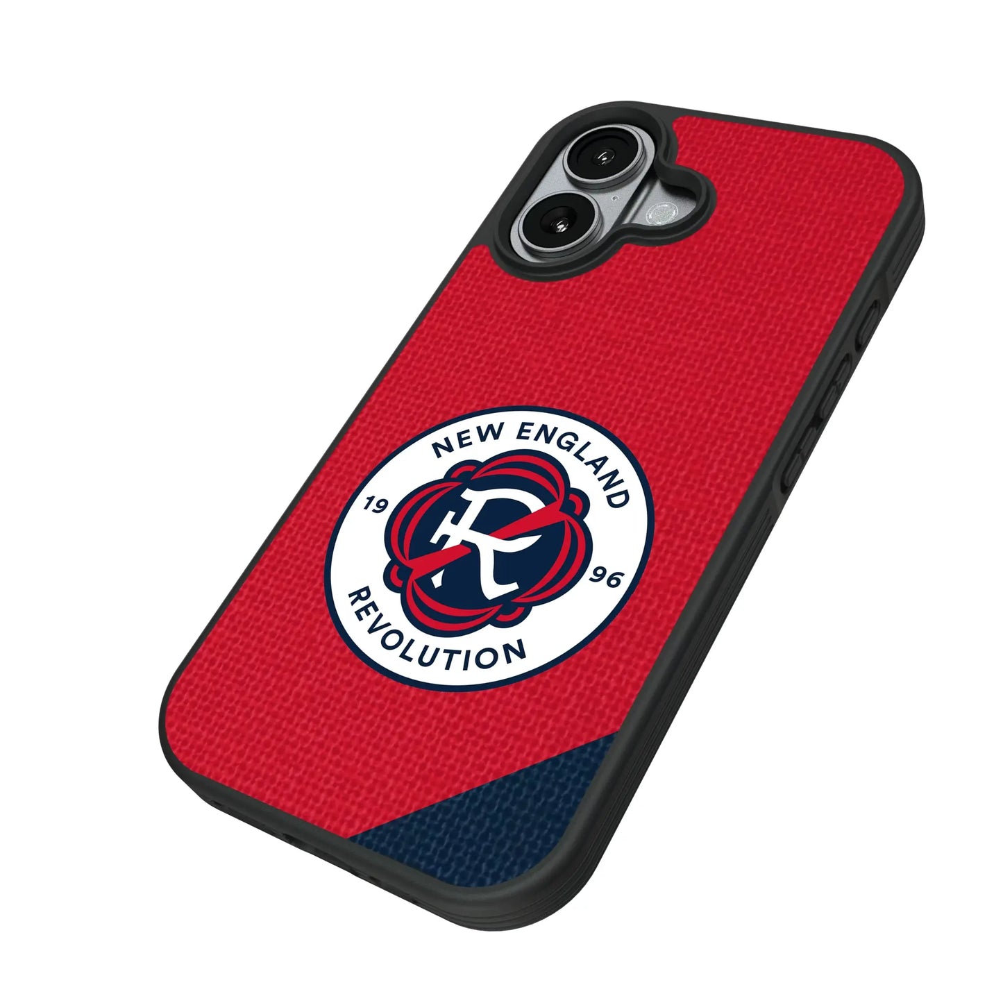 New England Revolution Diagonal Stripe Bump Phone Case for Apple iPhone