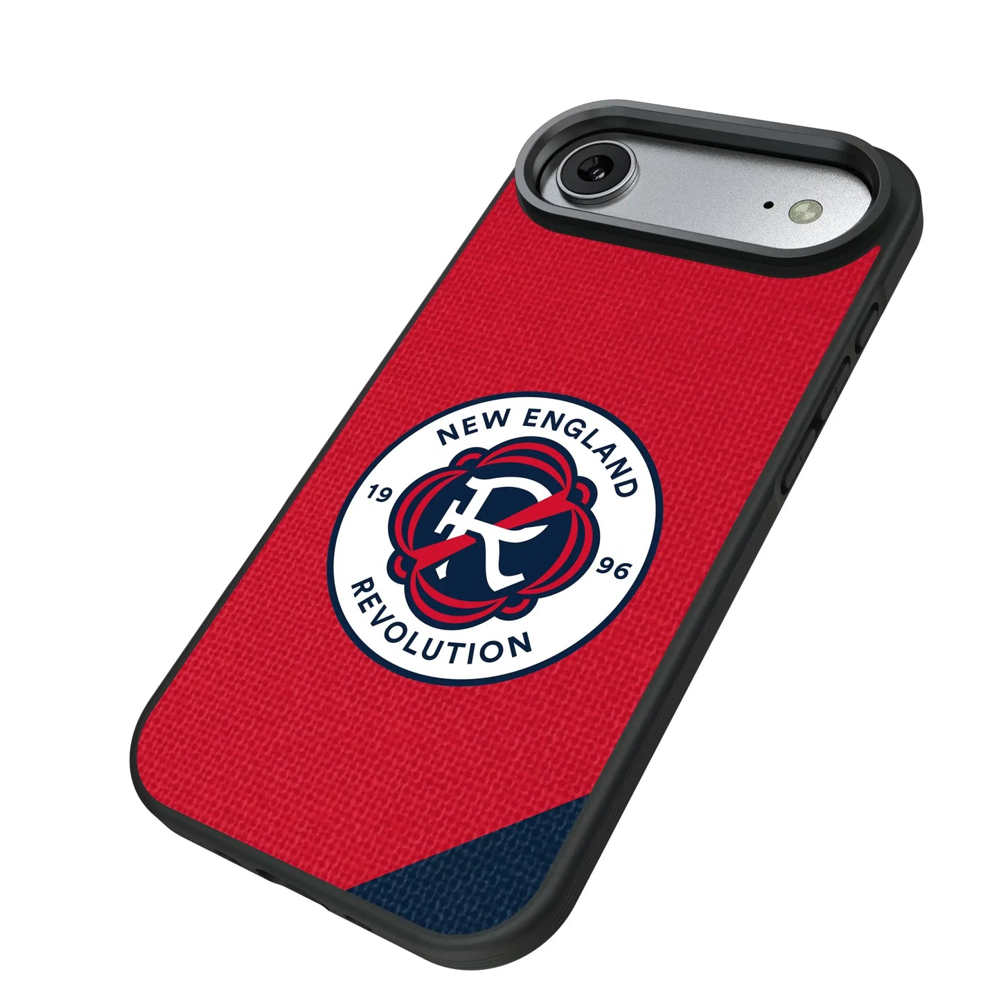 New England Revolution Diagonal Stripe Bump Phone Case for Apple iPhone