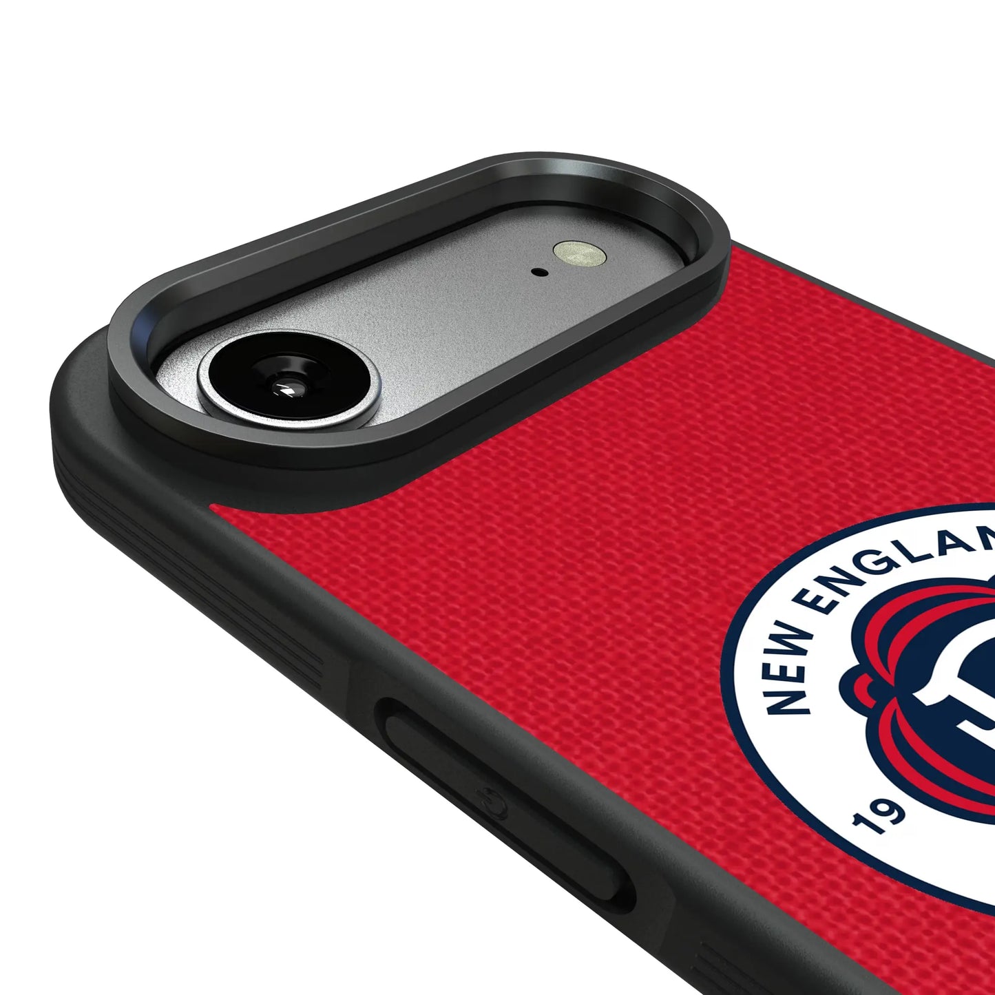 New England Revolution Diagonal Stripe Bump Phone Case for Apple iPhone