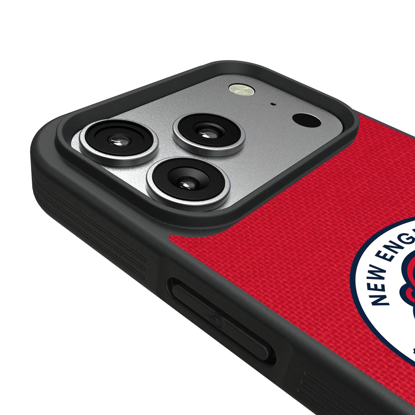 New England Revolution Diagonal Stripe Bump Phone Case for Apple iPhone